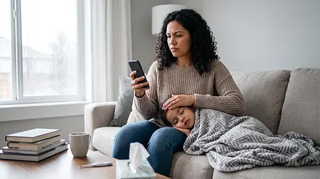Flying Solo: Getting Through a Sick Day When You're the Only Adult in the House