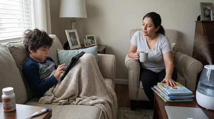 Screen Time on Sick Days: Letting Go of the Guilt When the Routine Goes Out the Window