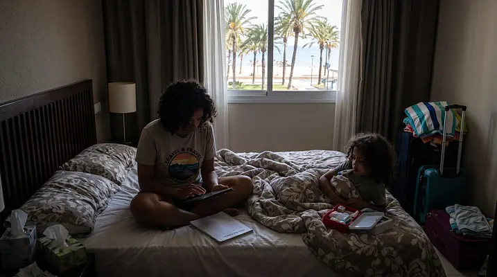 Quando a Doença Aparece nas Férias: Mantendo-se Organizado Quando Está Longe de Casa