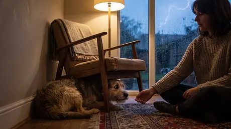 Medo de Trovoadas e Fogos de Artifício em Cães