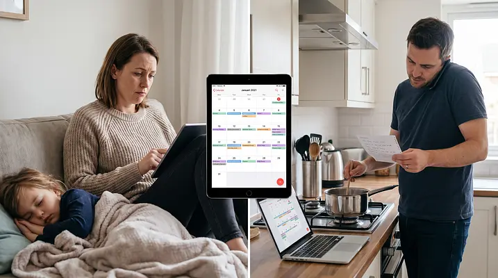 Co-Parenting Through a Sick Day: Keeping Both Households on the Same Page